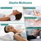 thumbnail image 4 of Almohada Cervical Ortopédica Ergonómica 2 en 1 de Espuma Viscoelástica con Funda de Tela Fresca Que Alivia Dolor de Cuello y Brinda Soporte para Dormir de Lado o Boca Arriba, 4 of 6