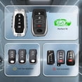 thumbnail image 2 of Key Fob Cover Compatible with Toyota 2025-2026 Keychain Case Holder Protector,Silver, 2 of 6