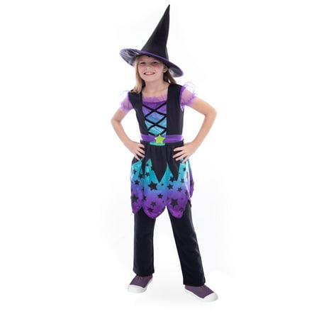 Boo! Inc. Enchanting Witch Children's Halloween Costume | Girl's Fairy Tale