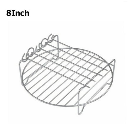 

Sufanic 8 inch Holder Air Fryer Accessories Baking Tray Air Fryer Rack Grill