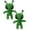 2-Green, variant on Green Alien Plush Toy – 13.4 Inch Collectible Alien Plushie for Animation Fans and Doll Toys Fans – Durable Soft Alien Creature Stuffed Animal Dolls