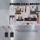 thumbnail image 3 of 2 pairs 12 x 9 x 6 mm coal brushes Electric tool for electric percussion motor, 3 of 5