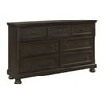 thumbnail image 3 of Home Elegance 1718GY-5 40 x 18 x 65.25 in. Begonia Dresser with Hidden Drawer - Gray, 3 of 7