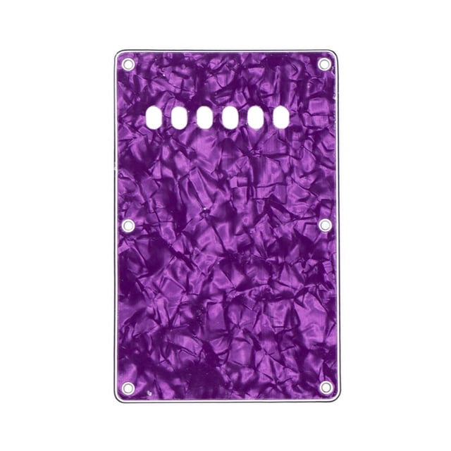 Tremolo Cover Back Plate 3 Plys 6 Holes Back Plate Cavity Cover Celluloid Electric Guitar PVC Portable Hot Sale