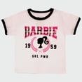 thumbnail image 3 of Camiseta Barbie Girl Power de manga corta, paquete de 2 unidades para niñas, 3 of 6