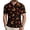 Orange, variant on Funny Halloween Golf Polo Shirts for Men Classic Pumpkin Bat Spiderweb Print Golf Polos Short Sleeve Performance Sweatshirts Casual Streetwear