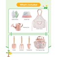 thumbnail image 2 of Set de jardinería Grenebo Kids con palas, gorro, rastrillo, delantal y guantes, 2 of 6