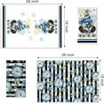 thumbnail image 2 of Happy New Year 2025 Gnome Kitchen Dish Towels Set of 2, Blue Gold Clock Champagne Balloon Hand Towels Drying Baking Cooking Cloth, Stripes Christmas Winter Home Kitchen Decor 18 x 26 Inch, 2 of 6