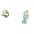 thumbnail image 1 of Escultura china de escritorio de latón mini figura china decoración traje de baño figura de dama playa mujer resina muñeca dama escultura creativa ado, 1 of 8