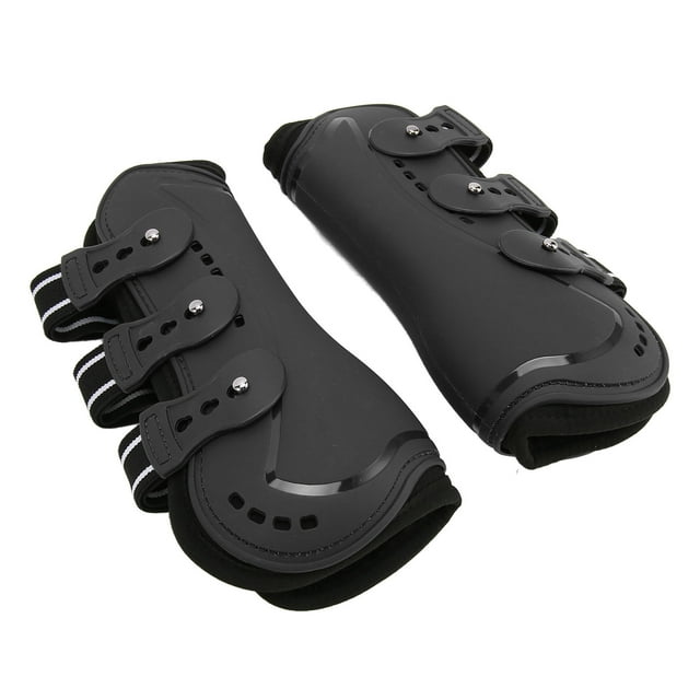 Protector de Pierna de Caballo, Resistencia Profesional de ImpactO Profesional de Amortiguadores Botas de Pierna Delantera para Paseos Largos para Abrenamiento