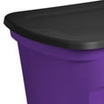 thumbnail image 6 of Sterilite 18 Gallon Storage Tote Stackable Plastic Bin with Lid, Purple, 24 Pack, 6 of 6
