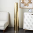 thumbnail image 2 of DecMode 48" Tall Gold Stainless Steel Metal Vase, 2 of 9