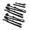 thumbnail image 1 of Ford 1957-1959 Standard 3 Points Noir Rétractable Ceinture de Banquette Kit - 3 Ceintures, 1 of 1