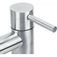 thumbnail image 4 of Grifo de baño, grifo de agua fría de acero inoxidable con una sola palanca con manguera para lavabo, lavabo, inodoro, hotel (plata), 4 of 5