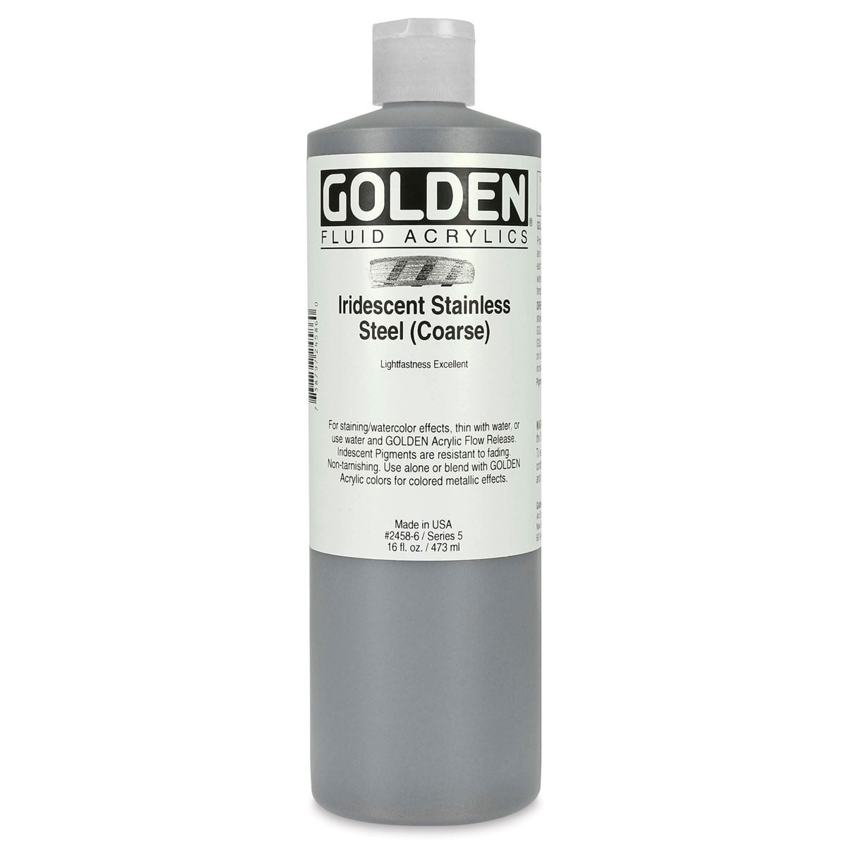 Golden Fluid Acrylic Paint, 16 oz, Iridescent Kuwait Ubuy