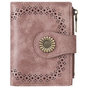 Kalunma Small Bifold Wallet, Leather RFID Blocking