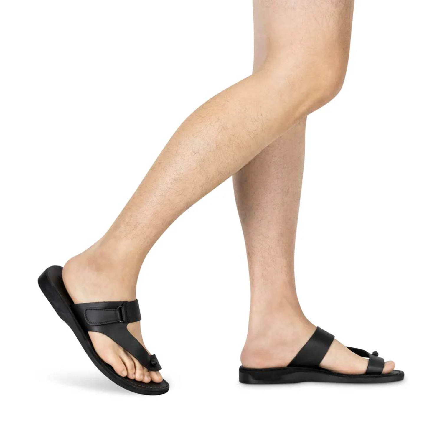 Rafael - Leather Velcro Strap Sandal - Mens Sandals - image 2 of 5