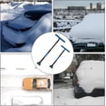 thumbnail image 6 of 36" Car 3-in-1 Snow Brush, Detachable & Extendable Ice Scraper with Wide Foam Head & Ergonomic Grip, Lightweight Aluminum Snow Removal Tools Windshield & Paint Safe Shovel for Vehicle (Blue), 6 of 6