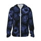 thumbnail image 1 of Fotbe Blue-Purple Raspberries Chaqueta con Protección Solar UPF 50+ para Hombre y Mujer, Camisa con Capucha y Bolsillos-Large, 1 of 7