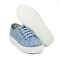 thumbnail image 3 of Victoria Girls Platform Canvas Sneaker, Jeans \ Multi Color,13 M US, 3 of 7
