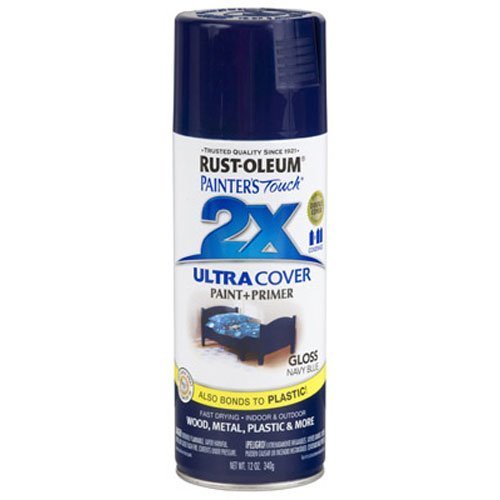 rustoleum navy blue spray paint