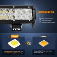 thumbnail image 3 of Barra de luces Nilight 60004C-A LED Spot Flood Combo de 108 W, 17 pulgadas, 3 of 8