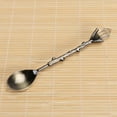 thumbnail image 2 of 6pcs Vintage European Tableware Coffee Spoon Set Royal Spoon Fork Set Dessert Forks for Sweet Snacks (Bronze), 2 of 7
