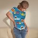 thumbnail image 3 of Fotbe Transportations With Cute Animals Body de Mujer con Cuello Redondo y Mangas Cortas, Sin Mangas Ajustado, Suave, Cómodo y Básico-X-Large, 3 of 7