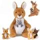 thumbnail image 1 of Peluche de Canguro Youthfuljive 41 cm Madre con 4 Crías, 1 of 7