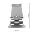 thumbnail image 2 of DECORNIJIA Mobile Phone Stands Mobile Phone Stand Silver Aluminum Alloy 1Set, 2 of 8