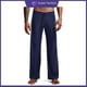 thumbnail image 3 of Pantalones de pijama para hombre, de seda helada, holgados, de poliéster, con cordones, de color liso, talla grande, para yoga, 3 of 5