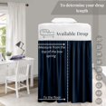 thumbnail image 3 of Dorm Bed Skirt - Microfiber College Bed Skirt with Panel Ties Navy Blue Solid, 32" Drop Twin XL Size, 3 of 5