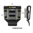 thumbnail image 3 of MELOTOUGH Drill Holder for Tool Belt,Drill Belt Clip,Drill Holster,Tape Measure Holder,Drill Belt Holder(Black), 3 of 7
