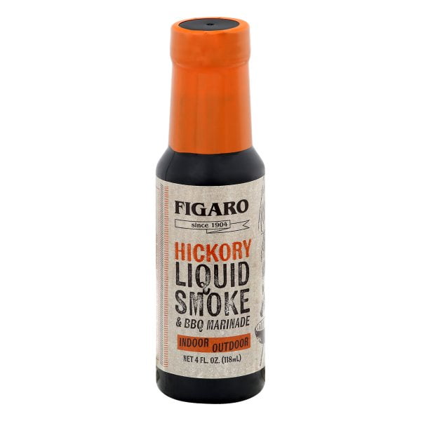 Figaro Hickory Liquid Smoke & Barbecue Marinade, 4 fl oz
