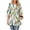 01-Green, variant on Women's Crew Neck 3/4 Sleeve Tops Flared Sleeve Casual Loose Fit Printed Pullover Top for Spring Summer Daily Commute