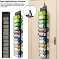 thumbnail image 2 of Double-sided 24-cell storage hanging bag Hanging storage Yoga pants towel clothes sundries closet transparent door storage, 2 of 15