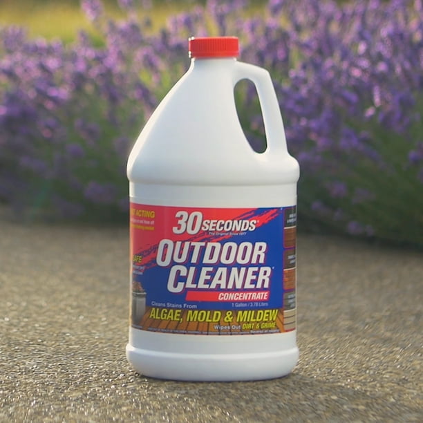 30 SECONDS Outdoor Cleaner for Stains from Algae, Mold and Mildew 1