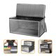 thumbnail image 3 of Nvzi Caja de almacenamiento de ropa plegable con ventana transparente de PVC, contenedor a prueba de polvo para armarios y edredones, perchero doméstico, 1 pieza, 3 of 5