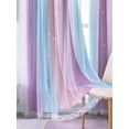 thumbnail image 1 of 1pc Lace Curtain, Modern Double Layer Blackout Curtain For Home Decor, 1 of 4