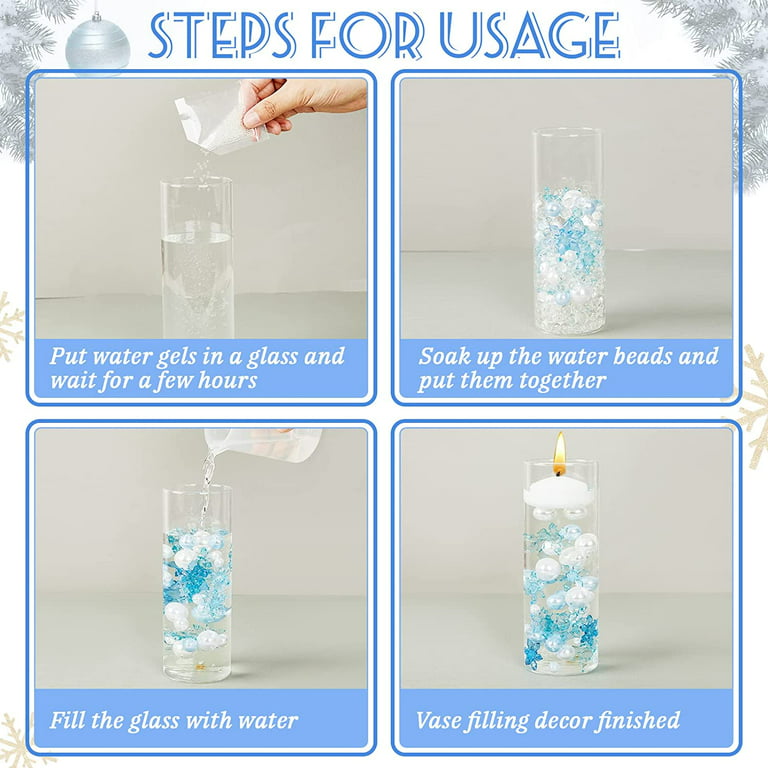 Transparent Water Gel Beads Used For Floating Pearls and Vase