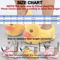 thumbnail image 3 of Dakaela Cartoon Slippers Womens Mens Animal Cotton Shoes Cute Duck Bedroom Home Shoes Fuzzy Soft Winter Indoor and Outdoor Slipper, 3 of 7