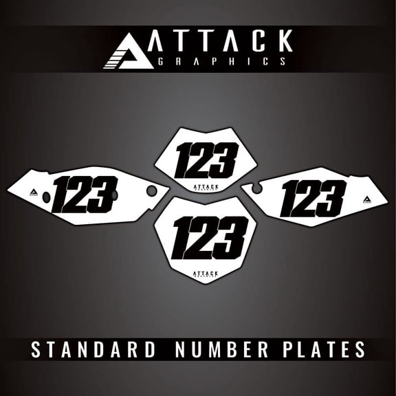 Attack Graphics Number Plate Backgrounds for Beta 480 RR 2015