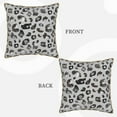 thumbnail image 3 of Kll Wild Animal Leopard Decorative Throw Pillow Covers Velvet Soft For Couch Sofa Bedroom Living Room Outdoor -20"X20", 3 of 8