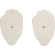 HealthmateForever Extra Large Snap-on Hand-Shaped White Conductive Pads