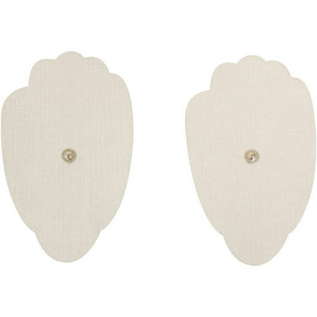 HealthmateForever Extra Large Snap-on Hand-Shaped White Conductive Pads