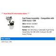 thumbnail image 2 of Fuel Pump Assembly - Compatible with 2006 Isuzu i-280, 2 of 2