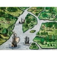 thumbnail image 2 of Bry, Theodor de 14x12 Black Modern Framed Museum Art Print Titled - Port Royal-South Carolina illustration from Grand voyages 1596, 2 of 4