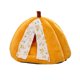 thumbnail image 2 of Camas para gatos, carpas para gatos, camas para perros, cueva semicerrada para gatos con bolas de peluche, suave y cómoda, con tapete lavable y desmontable, productos para mascotas, cama de poliéster, 2 of 7