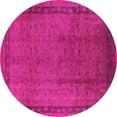 thumbnail image 1 of Ahgly Company Indoor Round Persian Pink Bohemian Area Rugs, 5' Round, 1 of 4