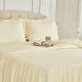 Mellanni SingleTier Bedspread Set, Country Chic Bedding Set, 30" Drop